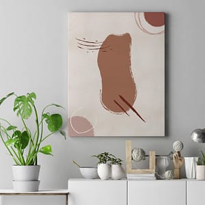 Abstract Shapes Poster en Canvas Print