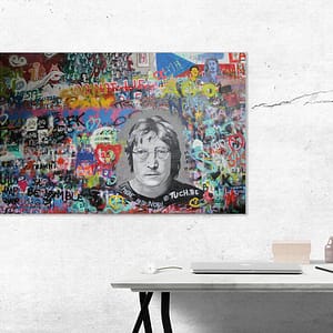 John Lennon Muur Poster en Print - Street Art Wanddecoratie