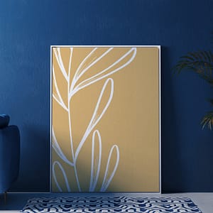 botanische poster in minimalistische stijl
