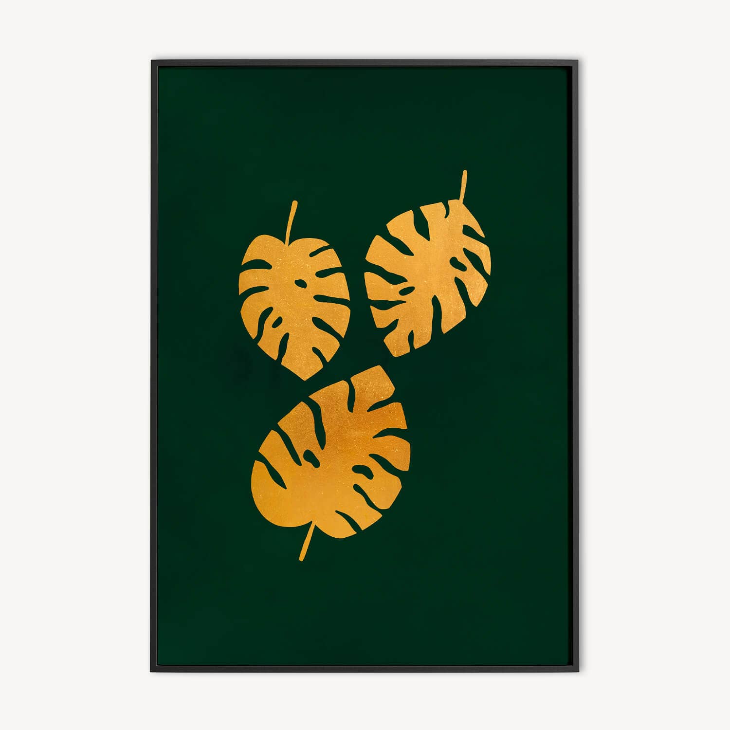 Goud Groen Botanische Poster