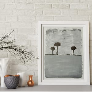 Abstract Trees - Fine Art Papier - Moderne Kunst Online Kopen