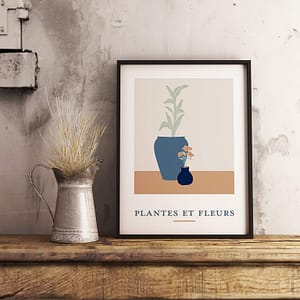 Plantes et Fleurs - landelijke poster en canvas print