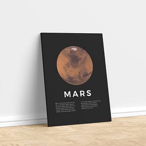 mars astronomie poster en print