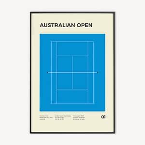 Australian Open Grand Slam Tennis Poster en Print