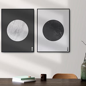 Minimalistische Poster Set - Minimal Marble