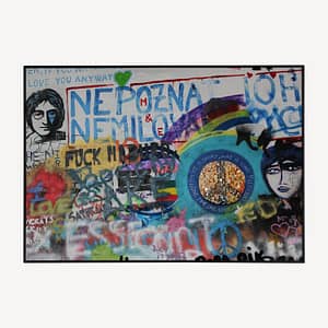 Kleurrijke Graffiti en Street Art Poster en Print