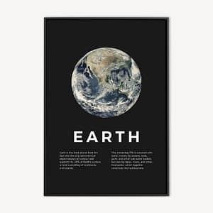 Aarde Poster - Planet Earth Poster en Print