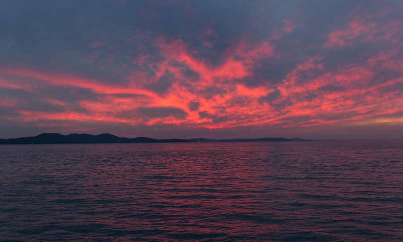 zonsondergang Zadar Zeeorgel