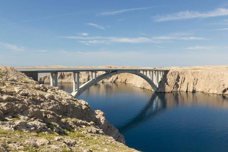 5 tips voor Dalmatië: De brug naar Pag