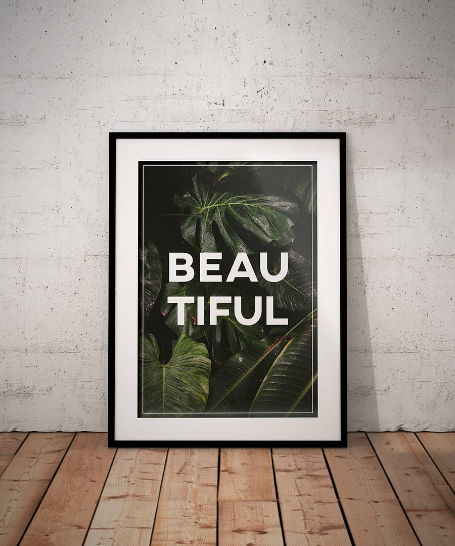 Beautiful - Botanische Poster Print | MDRN HOME