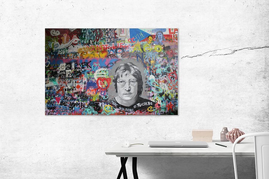 John Lennon Muur Poster en Print - Street Art Wanddecoratie