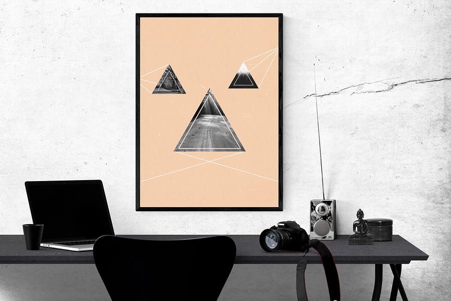 Abstract Shapes Poster - Moderne Muurdecoratie