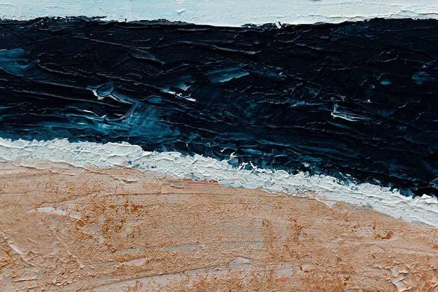 zee - abstract schilderij