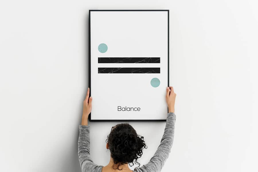 Balance - Noordse Poster