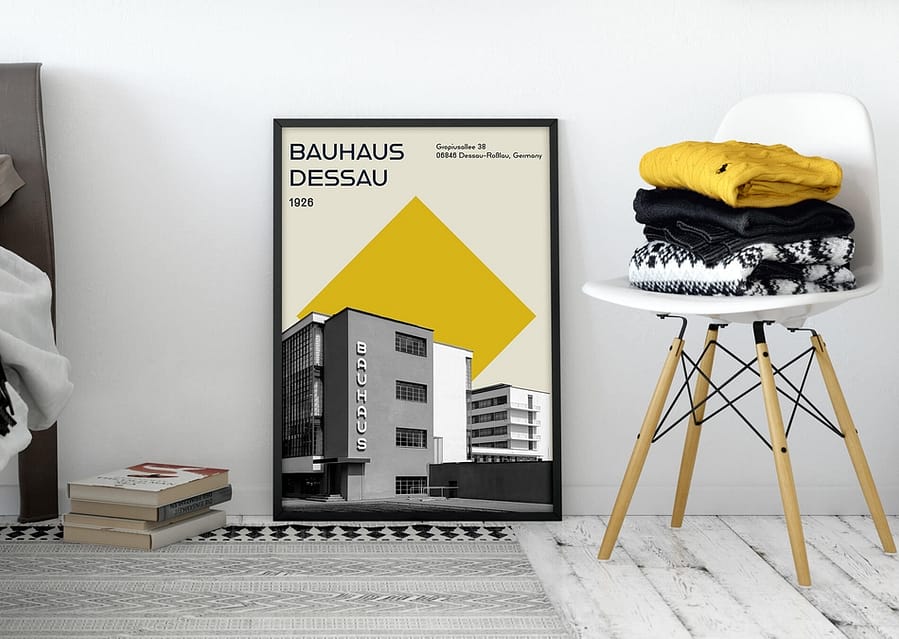 Bauhaus Dessau architectuur poster en print