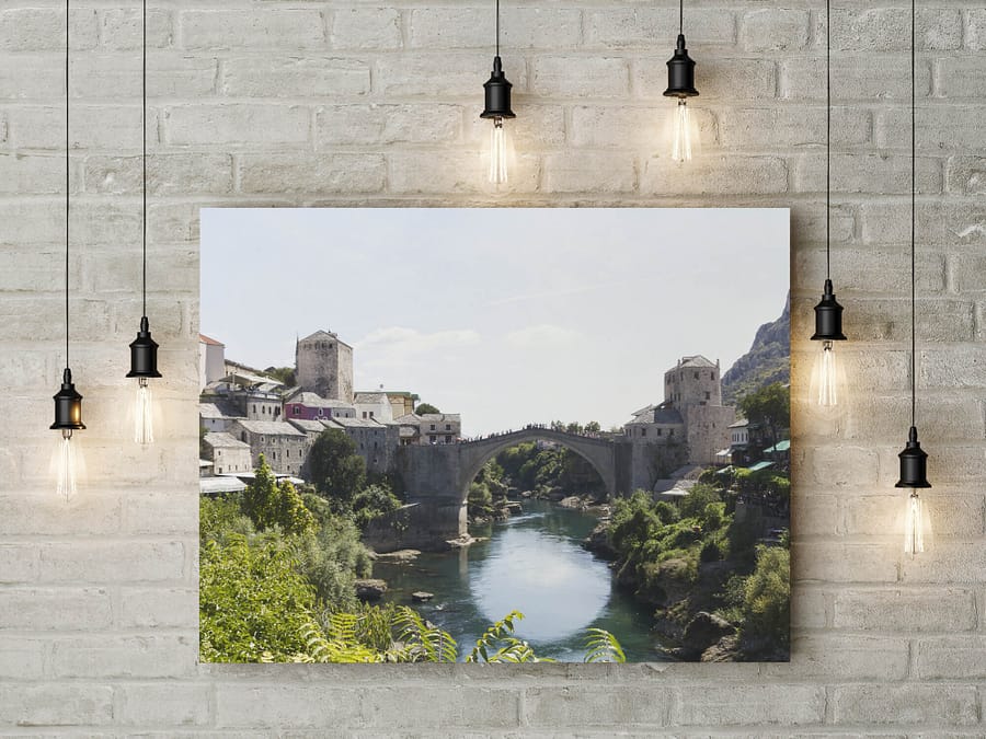 Stari Most Mostar op canvas