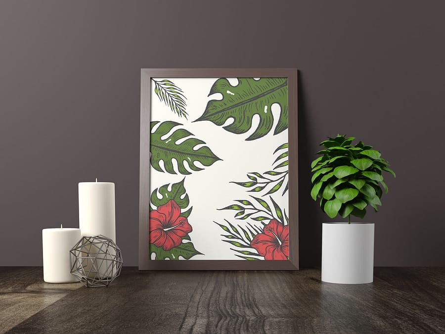 Green Leaves - Botanische Poster