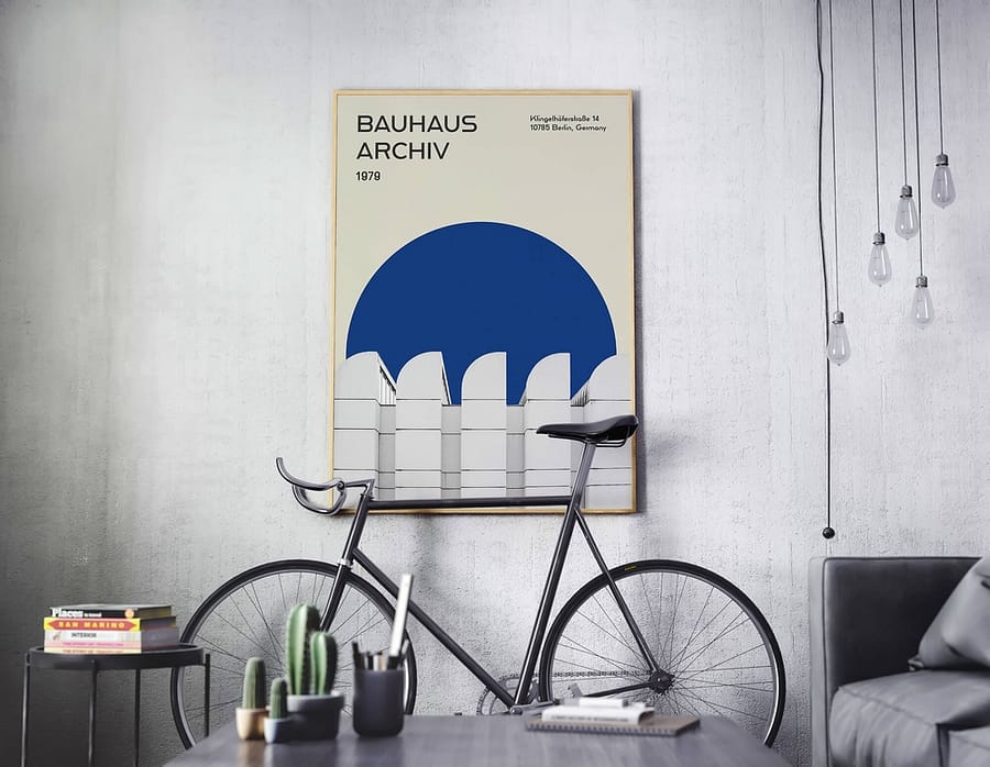 Bauhaus kunst poster van Bauhaus Archiv museum
