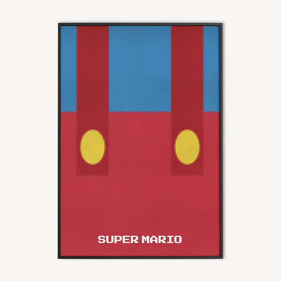 Nintento's Mario Poster en canvas Print