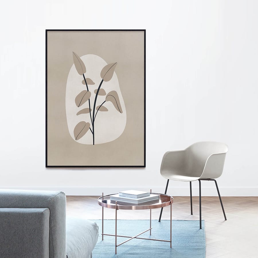 minimalistische abstracte poster en print