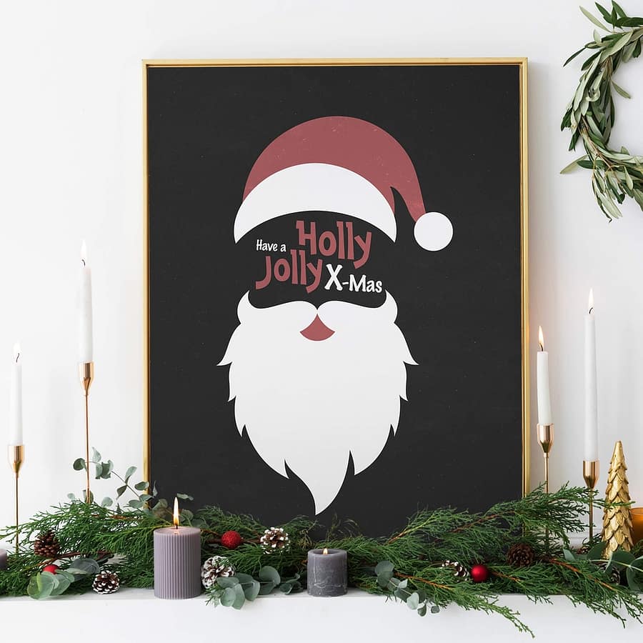 Kerstman poster